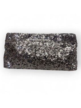 Victoria's Secret Silver Sequin Pouch Bag